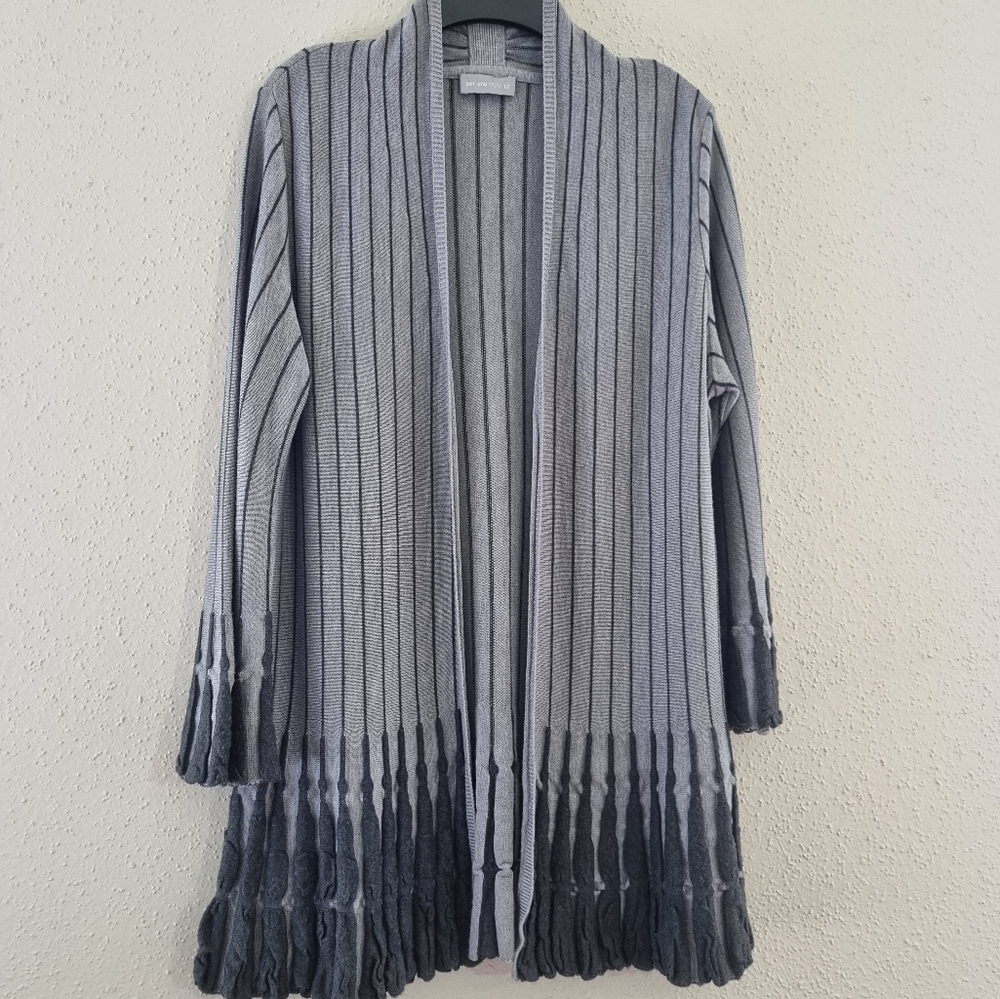 per una patternless gray jumpers and cardigans for women Size M - Picture 7 of 7